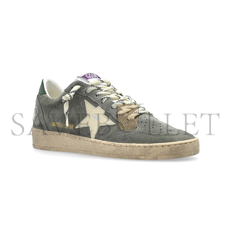 GOLDEN GOOSE GREY 'BALL STAR' SPORTS SHOES GWF00117